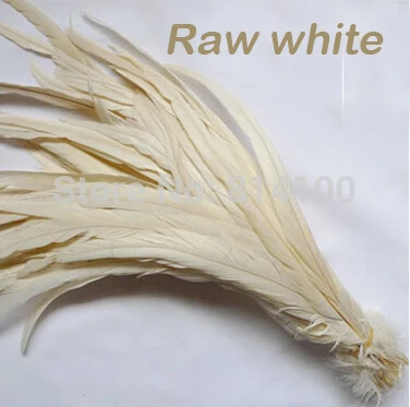 Rooster tail feather Raw White Colors DIY feather clothing jewelry accessories / wedding Party supplies performance necessary
Rooster tail feather Raw White Colors DIY feather clothing jewelry accessories / wedding Party supplies performance necessary