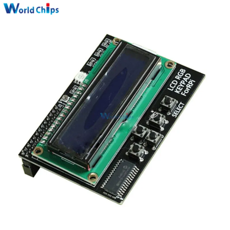 Плата расширения Digital 1602 16x2 RGB с синей подсветкой для Raspberry Pi B + B|iic 1602|iic i2c 1602iic display |