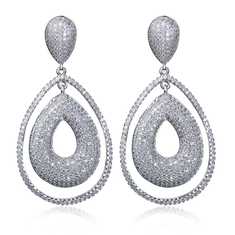 New Women earrings Lead Free Cubic Zirconia Big Earrings vintage jewelry Free Shipping
New Women earrings Lead Free Cubic Zirconia Big Earrings vintage jewelry Free Shipping