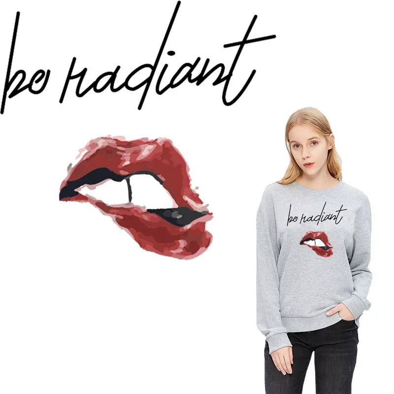 lipstick sticker iron on patches for clothing heat transfer for T-shirt hoodies strange thing patch thermocollants vetement ropa
lipstick sticker iron on patches for clothing heat transfer for T-shirt hoodies strange thing patch thermocollants vetement ropa