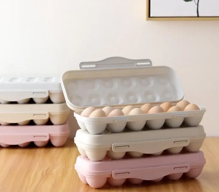 HobbyLane 18 Cavity Egg Container with Cover Clip-on Type Overlayable Anti-collision Keeping Egg Fresh Box
HobbyLane 18 Cavity Egg Container with Cover Clip-on Type Overlayable Anti-collision Keeping Egg Fresh Box