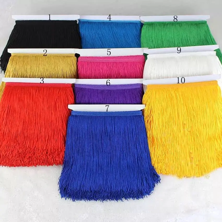 Amenmo Tassel lace ribbon Fringe Polyester DIY Lace Trim For Latin Dress Costume Accessories 10Meters 20CM Width
Amenmo Tassel lace ribbon Fringe Polyester DIY Lace Trim For Latin Dress Costume Accessories 10Meters 20CM Width