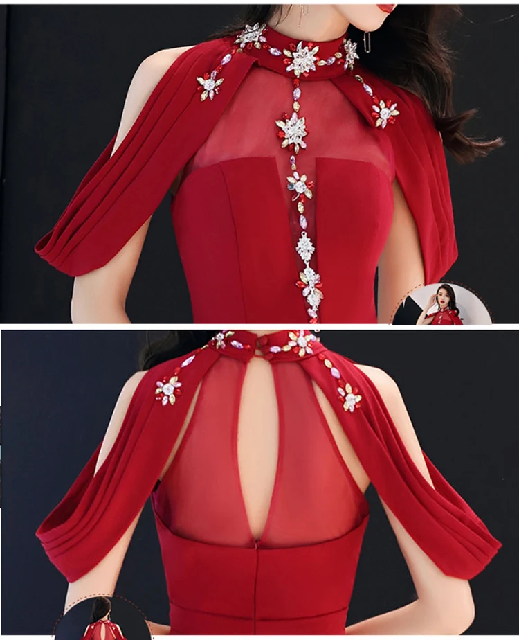 Bride Cheongsam Oriental Women Wedding Qipao Fashion Chinese Style Elegant Long Dress Luxury Robe Party Dresses Vestido S-XXL
Bride Cheongsam Oriental Women Wedding Qipao Fashion Chinese Style Elegant Long Dress Luxury Robe Party Dresses Vestido S-XXL