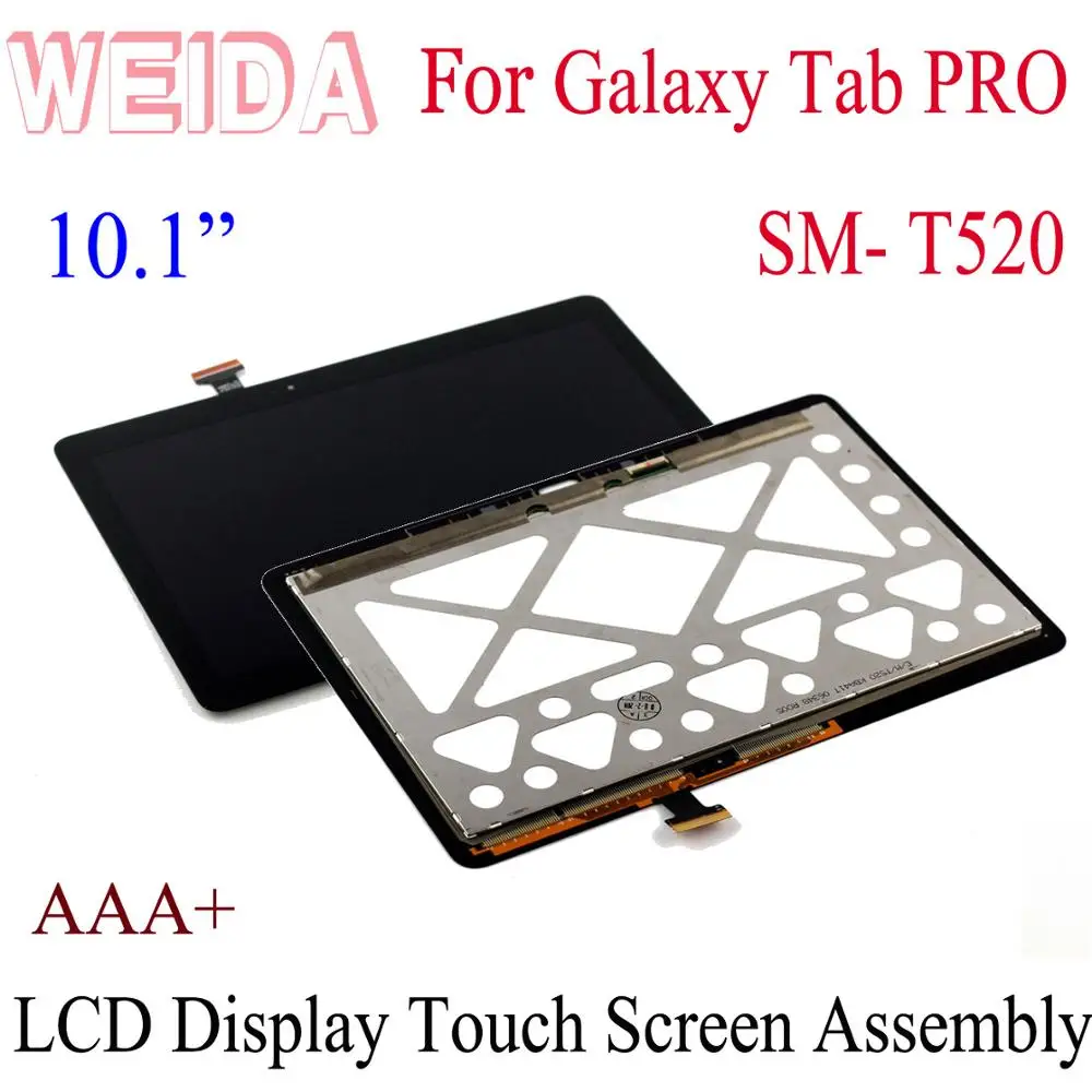 WEIDA/LCD замена 10,1 "для Samsung Galaxy Tab PRO 10,1 T520 SM-T520 ЖК-дисплей с сенсорным экраном в сборе T520 с ЖК-дисплеем
WEIDA/LCD замена 10,1 "для Samsung Galaxy Tab PRO 10,1 T520 SM-T520 ЖК-дисплей с сенсорным экраном в сборе T520 с ЖК-дисплеем