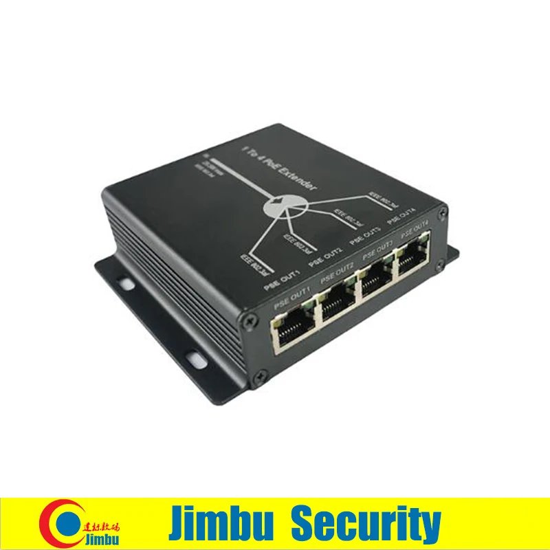 Mini POE Extender 4 ports 10/100M 25.5W Extend 120 Meters IEEE802.3af POE Network Devices Plug-and-Play cctv system
Mini POE Extender 4 ports 10/100M 25.5W Extend 120 Meters IEEE802.3af POE Network Devices Plug-and-Play cctv system