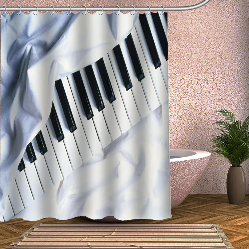 Piano background Shower Curtain Eco-friendly Modern Fabric polyester Custom Bath Curtains Home Decor Curtains
Piano background Shower Curtain Eco-friendly Modern Fabric polyester Custom Bath Curtains Home Decor Curtains