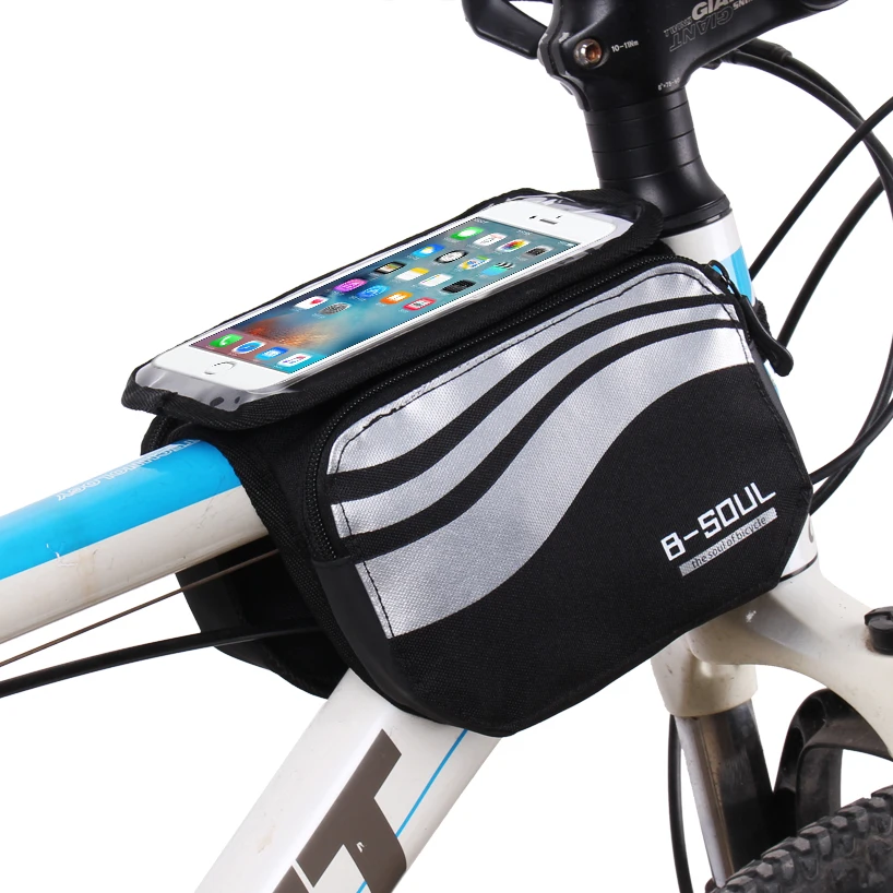 B-SOUL Bike Bicycle Frame Front Head Top Tube Bag Double IPouch Cycling Pannier For 5.7 inch Smartphone Touch Screen
B-SOUL Bike Bicycle Frame Front Head Top Tube Bag Double IPouch Cycling Pannier For 5.7 inch Smartphone Touch Screen