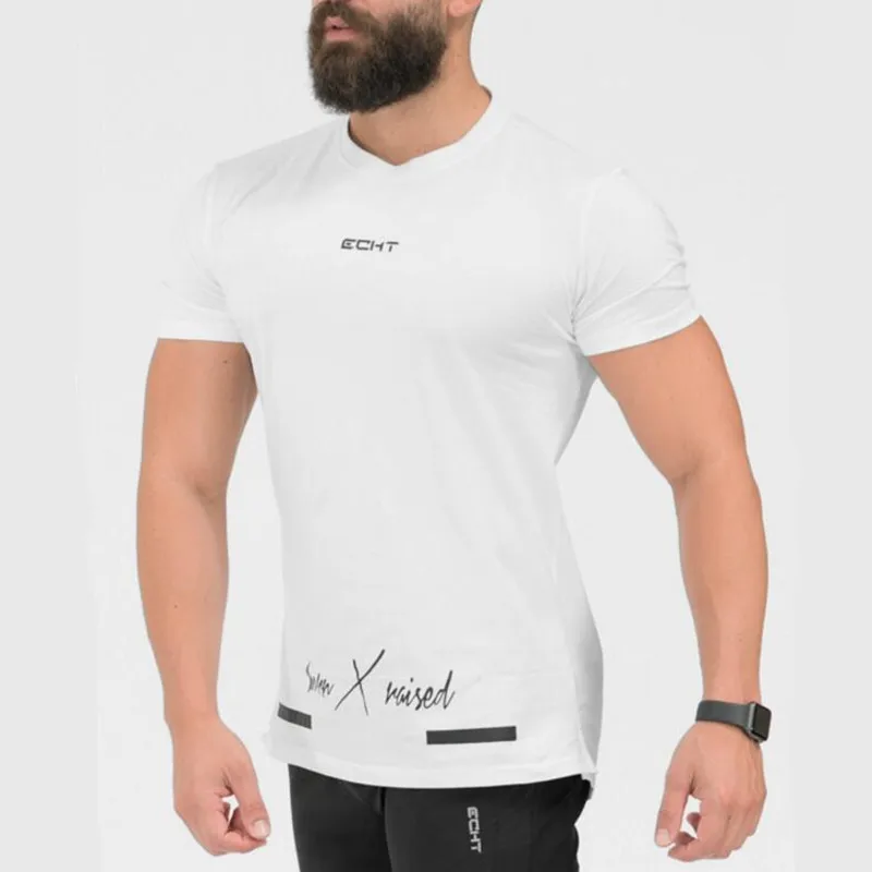 2018 New Mens Short sleeve Cotton T-shirt Gyms Fitness Workout t shirt Male Summer Casual Print O-Neck Slim Tees Tops clothing
2018 New Mens Short sleeve Cotton T-shirt Gyms Fitness Workout t shirt Male Summer Casual Print O-Neck Slim Tees Tops clothing