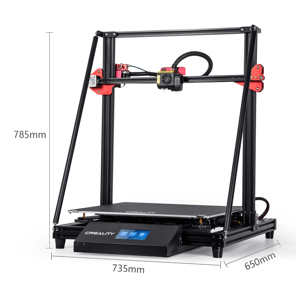 CREALITY 3D CR-10 Max BL Auto Leveling Sensor Printer 4.3inch Touch LCD Resume Printing Filament Detection MeanWell Power
CREALITY 3D CR-10 Max BL Auto Leveling Sensor Printer 4.3inch Touch LCD Resume Printing Filament Detection MeanWell Power