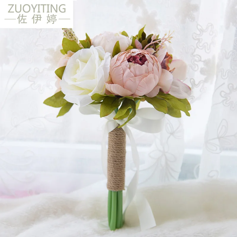 ZUOYITING,BRIDAL Elegant Bridesmaid Bouquet 2018 New bouquet de noiva Small bouquet for Bridesmaid bouquet de mariage Wedding 7
ZUOYITING,BRIDAL Elegant Bridesmaid Bouquet 2018 New bouquet de noiva Small bouquet for Bridesmaid bouquet de mariage Wedding 7