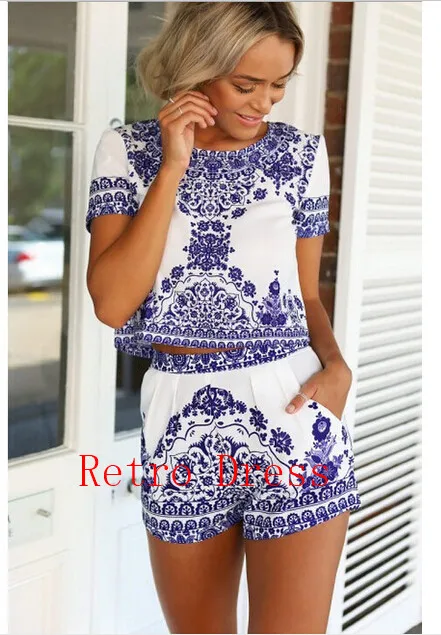 European and American Women Vintage Floral Print Rompers Sleeveless Beach Jumpsuit Siamese Culottes Women Rompers
European and American Women Vintage Floral Print Rompers Sleeveless Beach Jumpsuit Siamese Culottes Women Rompers