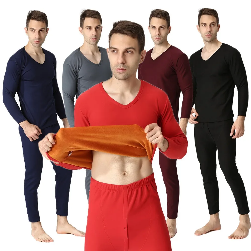 New Arrival Autumn and Winter style plus size 9XL Super soft V collar Warm thick Plus Velvet Long Johns sets underwear suits
New Arrival Autumn and Winter style plus size 9XL Super soft V collar Warm thick Plus Velvet Long Johns sets underwear suits