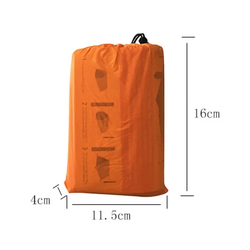 Outdoor Emergency Tent Blanket Durable Tube Tent Shelter Survival Insulates Body Heat For Camping Hiking
Outdoor Emergency Tent Blanket Durable Tube Tent Shelter Survival Insulates Body Heat For Camping Hiking