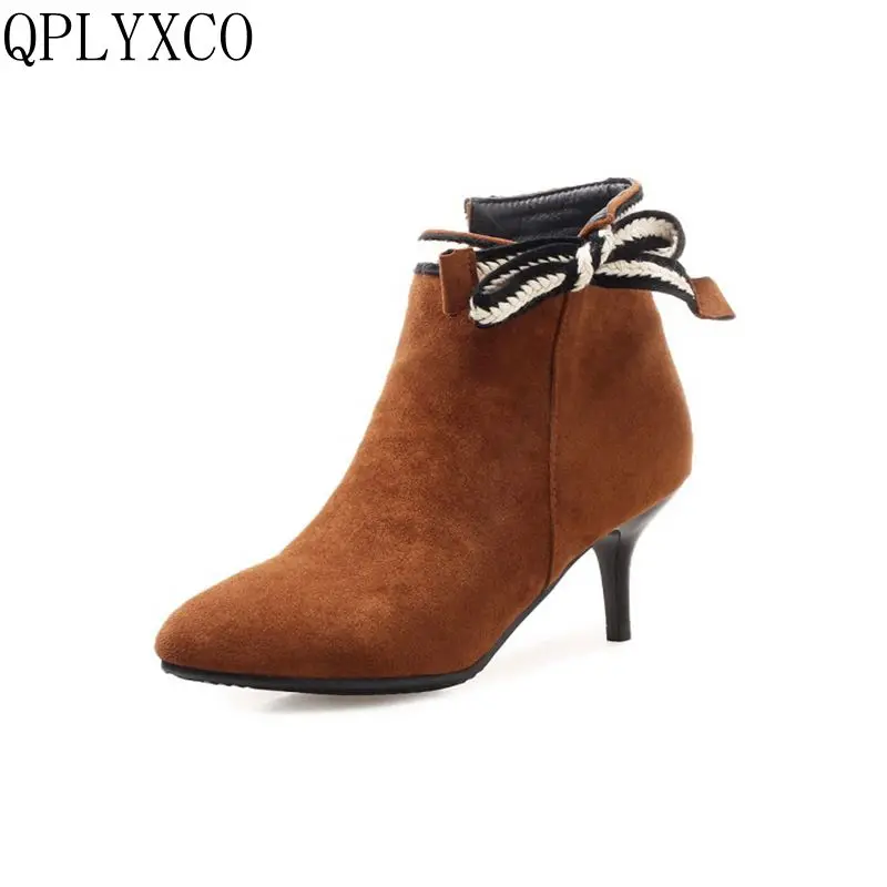 QPLYXCO 2018 Sweet Fashion Big size 32-47 ankle boot short boot winter Women high heels wedding Party shoes Woman boots 218-16
QPLYXCO 2018 Sweet Fashion Big size 32-47 ankle boot short boot winter Women high heels wedding Party shoes Woman boots 218-16