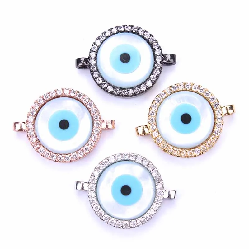 Fashion Evil Eye Necklace Pendant Gold Silver Color Black Color Copper Micro Pave CZ Charms for Bracelet Connectors DIY Jewelry
Fashion Evil Eye Necklace Pendant Gold Silver Color Black Color Copper Micro Pave CZ Charms for Bracelet Connectors DIY Jewelry