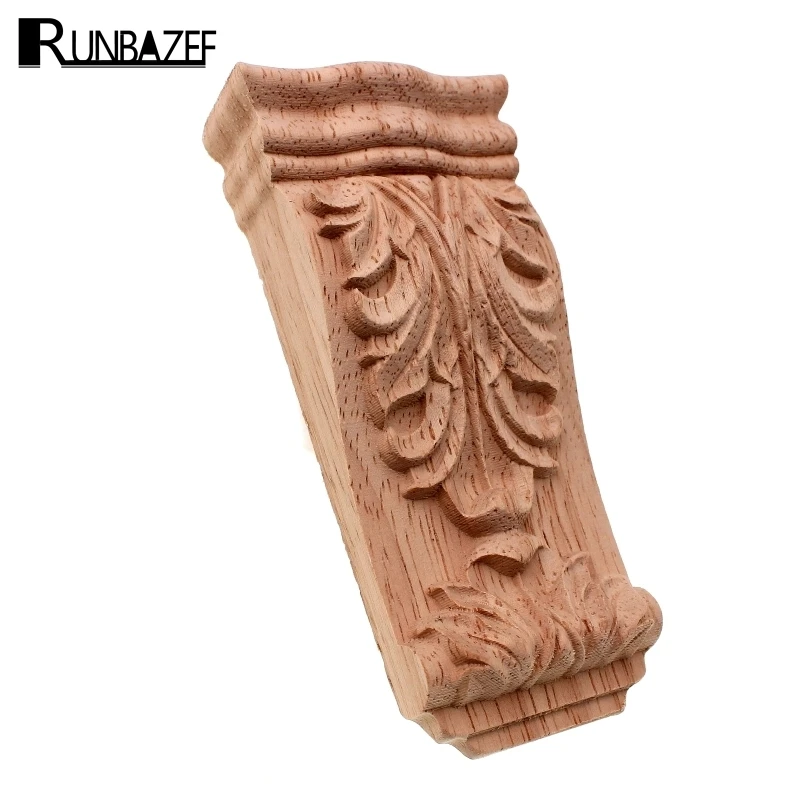 Деревянный кронштейн RUNBAZEF с резьбой Классическая резиновая аппликация Ретро