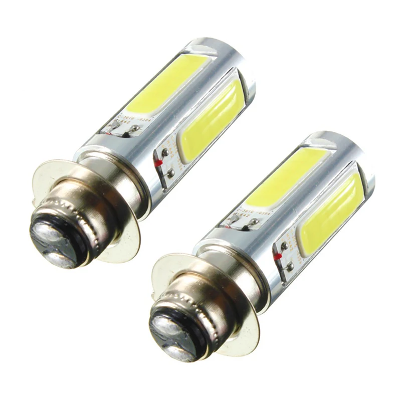 Пара PX15d H6M 5 COB светодиодный противотуманный свет фар мотор габаритный фонарь для