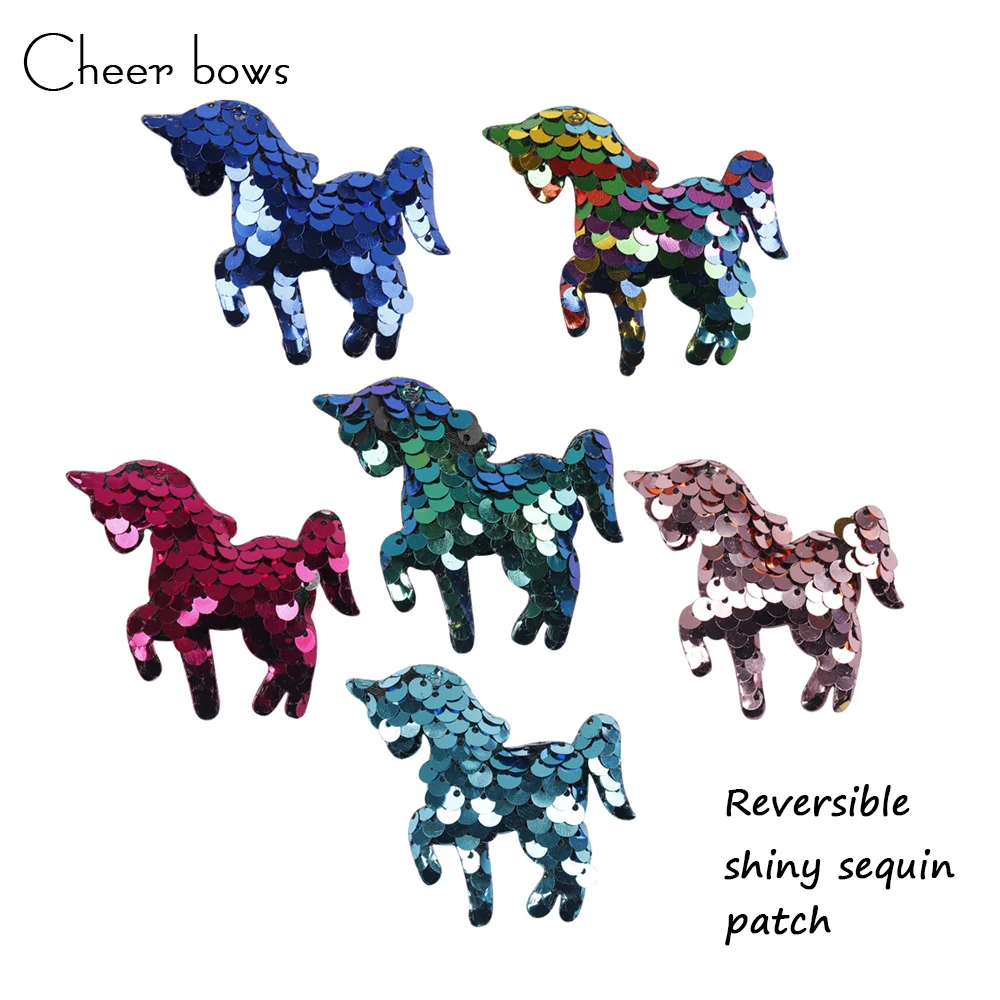 5pcs/lot Sequin Unicorn Horse Patch DIY Handmade Material Apparel Sewing Shiny Glitter Patch For Cloth Wedding Party Decoration
5pcs/lot Sequin Unicorn Horse Patch DIY Handmade Material Apparel Sewing Shiny Glitter Patch For Cloth Wedding Party Decoration