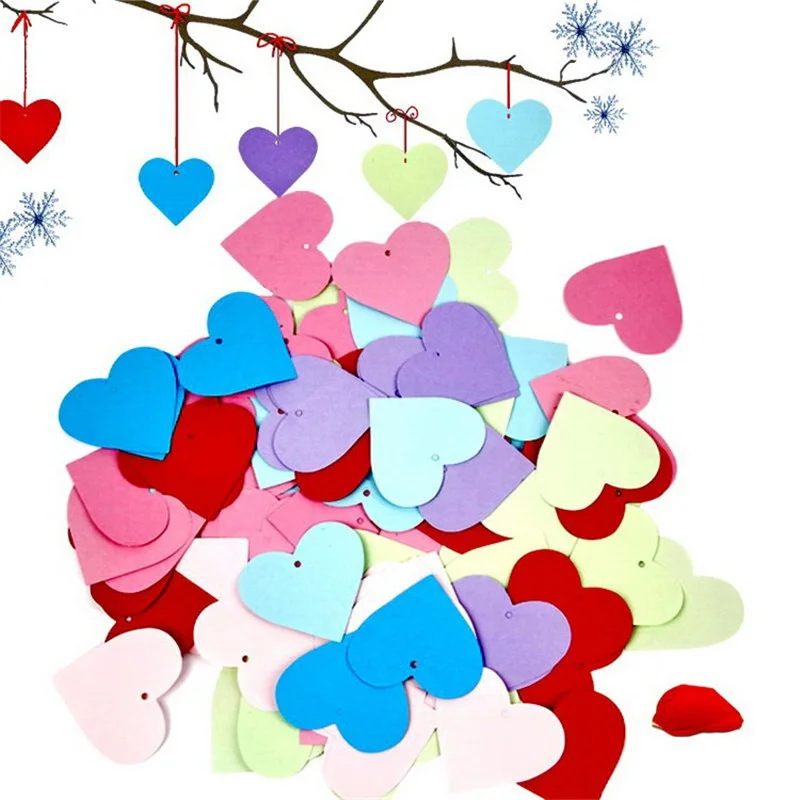 50pcs 7*7cm Heart Tissue Paper Confetti Hanging Tags Wedding Event Table Decorations Baby Shower Birthday Party Supplies
50pcs 7*7cm Heart Tissue Paper Confetti Hanging Tags Wedding Event Table Decorations Baby Shower Birthday Party Supplies