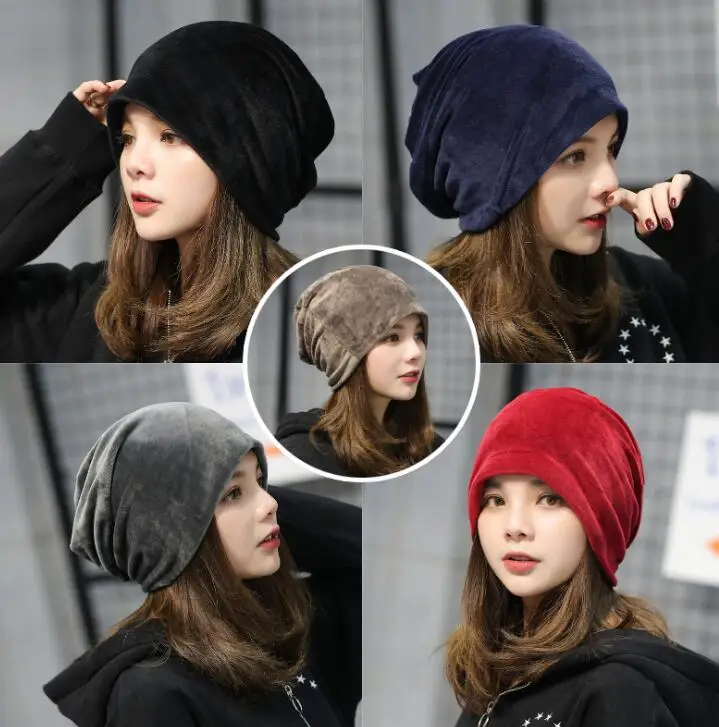 Women Beanie Cap Warm Winter Skull Cap Solid Color Velvet Hat Women Beanie Cap Korean Fashion Hats
Women Beanie Cap Warm Winter Skull Cap Solid Color Velvet Hat Women Beanie Cap Korean Fashion Hats