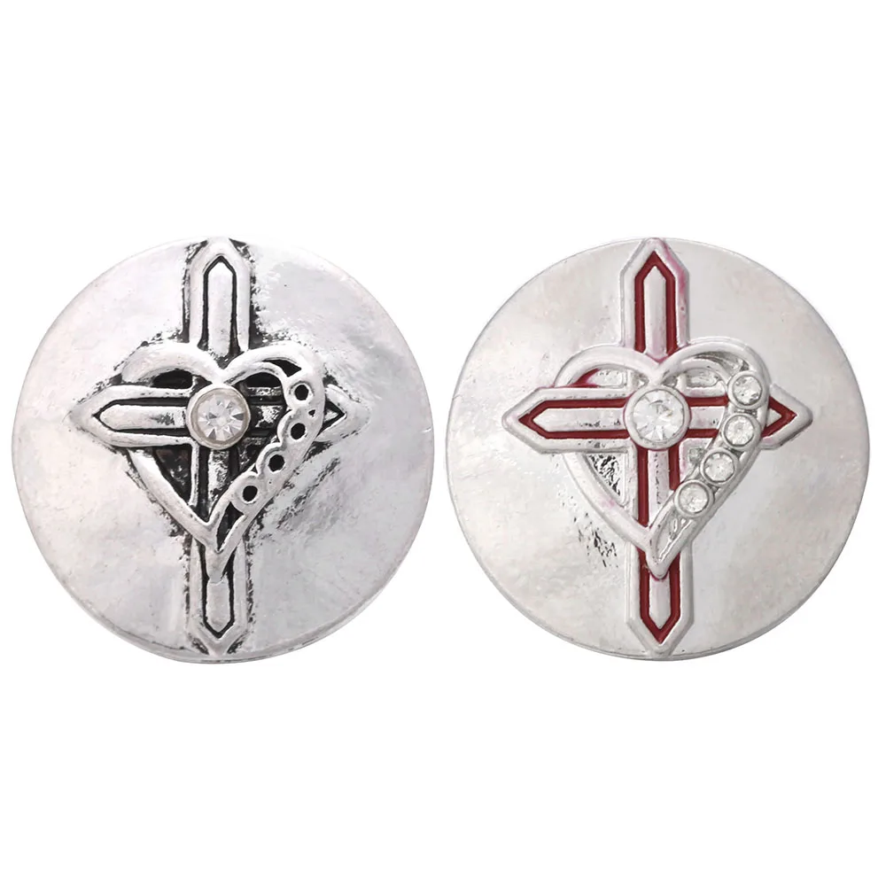 5pcs/lot New Snaps Jewelry High Quality Cross Love Heart 18mm Metal Snap Buttons DIY Charms Snap Button Jewelry
5pcs/lot New Snaps Jewelry High Quality Cross Love Heart 18mm Metal Snap Buttons DIY Charms Snap Button Jewelry