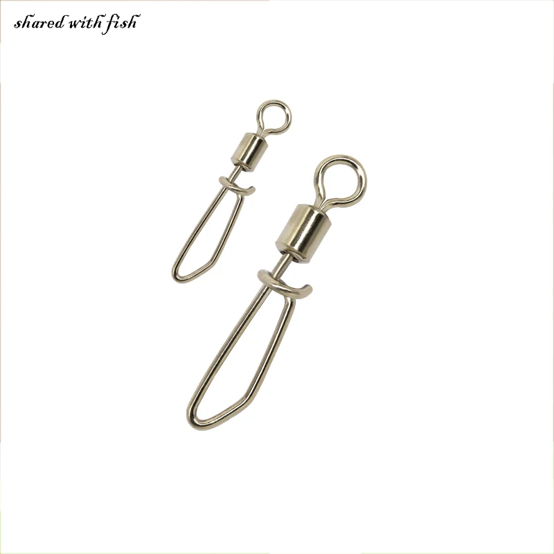 5pcs/lot Barrel Swivel Rolling Swivel With T-shape Snap Fishing Tackle Fishing Swivel Fishing Accessory
5pcs/lot Barrel Swivel Rolling Swivel With T-shape Snap Fishing Tackle Fishing Swivel Fishing Accessory