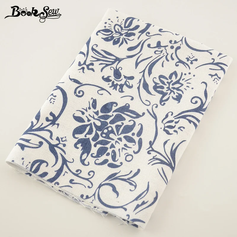 Booksew By 0.5m Blue Flower Design Rough Linen Fabric Sewing Material For Tablecloth Pillow, Handbag Cushion, Household Crafts
Booksew By 0.5m Blue Flower Design Rough Linen Fabric Sewing Material For Tablecloth Pillow, Handbag Cushion, Household Crafts