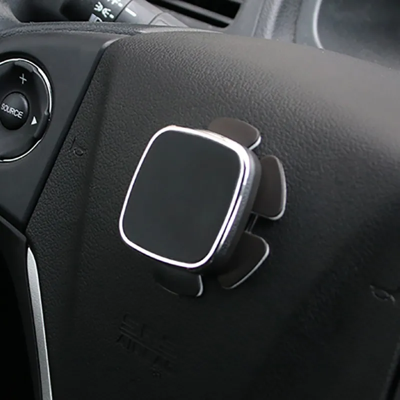 Universal Auto Car Steering Wheel Mobile Phone Magnetic Holder Bracket Smart Phone Support Navigation Holder Car Styling
Universal Auto Car Steering Wheel Mobile Phone Magnetic Holder Bracket Smart Phone Support Navigation Holder Car Styling