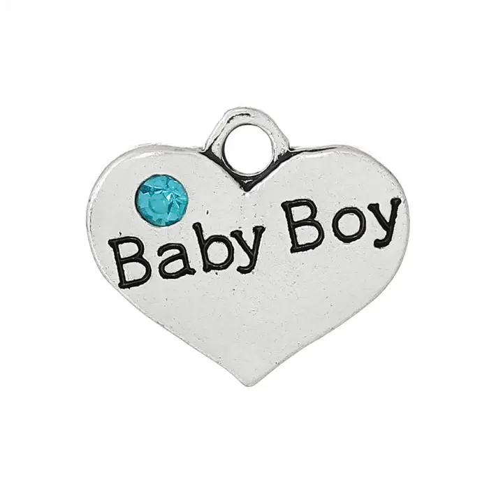Подвески DoreenBeads в форме сердца, серебристого цвета, с надписью «Baby Boy», резные небесно-голубые стразы, 16 мм x 14 мм (5/8 дюйма x 4/8 дюйма),20 шт.
Подвески DoreenBeads в форме сердца, серебристого цвета, с надписью «Baby Boy», резные небесно-голубые стразы, 16 мм x 14 мм (5/8 дюйма x 4/8 дюйма),20 шт.