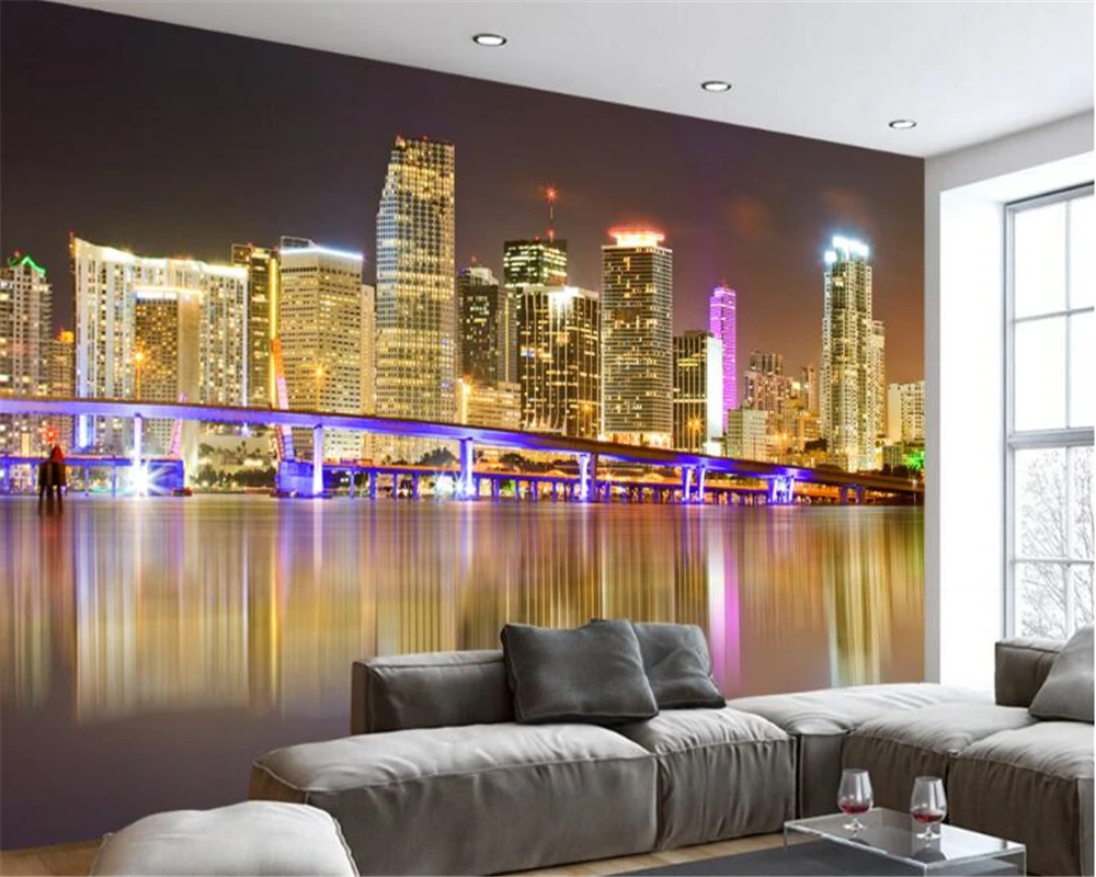 beibehang papel de parede Classic quality suitable for home decoration wallpaper simple fashion city night reflection background
beibehang papel de parede Classic quality suitable for home decoration wallpaper simple fashion city night reflection background