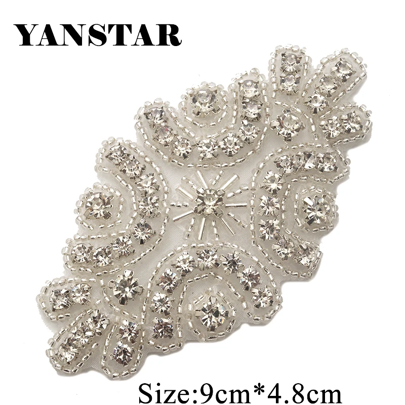 YANSTAR 10PCS Handmade Rhinestone Applique Sparkle Crystal Sewing On Bridal Gown Belt DIY Wedding Dress Sash YS923
YANSTAR 10PCS Handmade Rhinestone Applique Sparkle Crystal Sewing On Bridal Gown Belt DIY Wedding Dress Sash YS923