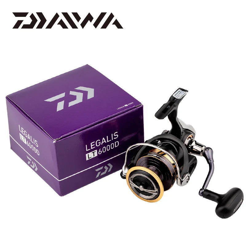Original DAIWA LEGALIS LT 1000-6000 Model Spinning Fishing Reel Low Gear Ratio 5.2/5.3:1 5BB LC-ABS Metail Spool Reel Fishing