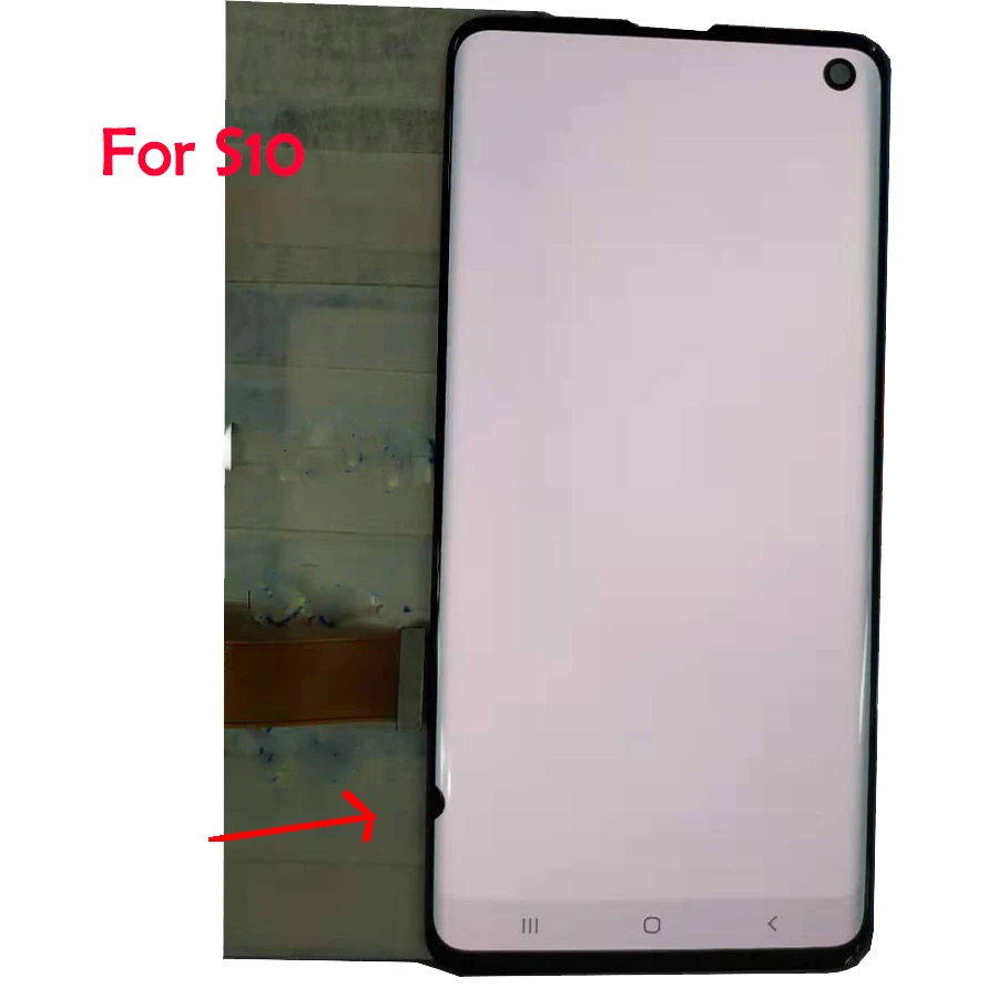 JPFix ЖК дисплей для SAMSUNG S10 SM G973F + G975 точка утечки дефект пятна тени линия экран в