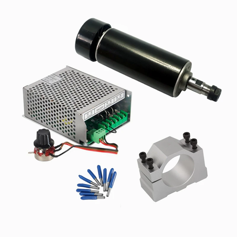 Air Cooled Spindle 500W 52MM Clamps ER11 Collect CNC Spindle Motor Kit + March3 Power Supply Chuck For CNC Engraving Machine
Air Cooled Spindle 500W 52MM Clamps ER11 Collect CNC Spindle Motor Kit + March3 Power Supply Chuck For CNC Engraving Machine