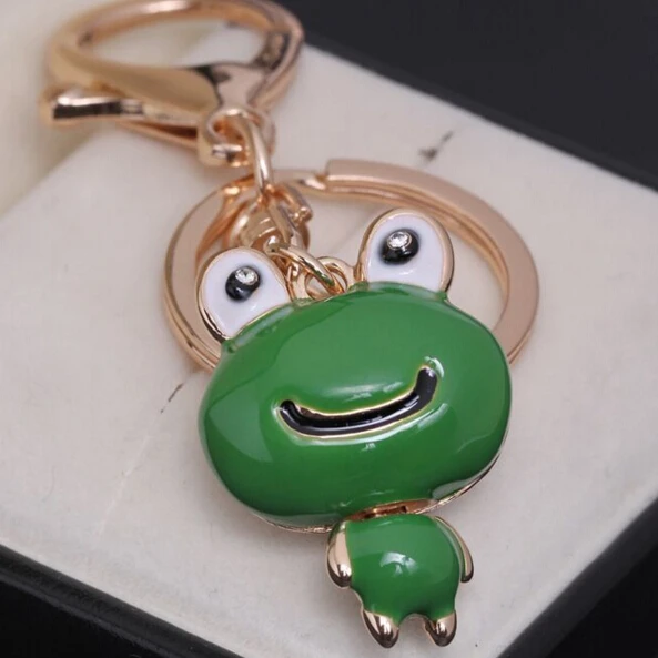 High-quality Unique Cute Little Green Frog Car Key Ring Novelty Gifts for Men and Women
High-quality Unique Cute Little Green Frog Car Key Ring Novelty Gifts for Men and Women