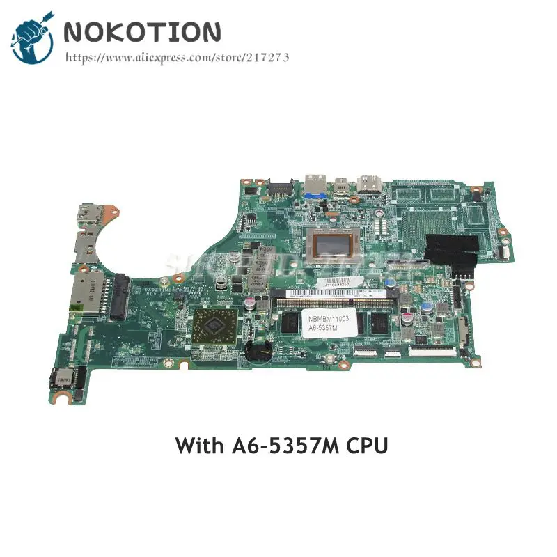 NOKOTION для Acer aspire V5-552G материнская плата для ноутбука DA0ZRIMB8E0 NBMBM11003 A6-5357M процессор 4 Гб DDR3 ПАМЯТЬ на борту
NOKOTION для Acer aspire V5-552G материнская плата для ноутбука DA0ZRIMB8E0 NBMBM11003 A6-5357M процессор 4 Гб DDR3 ПАМЯТЬ на борту