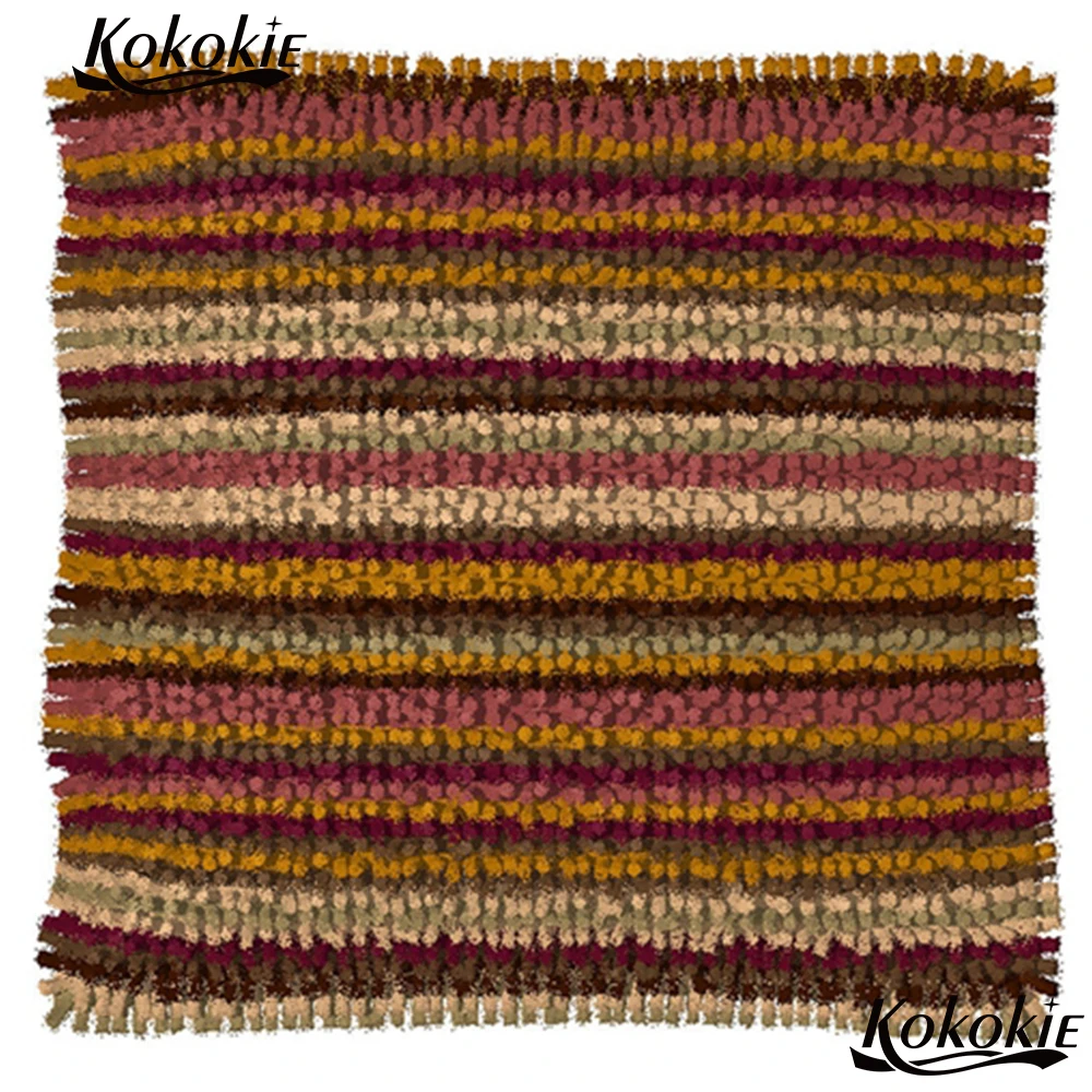 Cross stitch rug kit to stitch Crocheting Rug Yarn Patchwork Pillowcase latch hook rug embroidery yarn handicraft stripe carpet
Cross stitch rug kit to stitch Crocheting Rug Yarn Patchwork Pillowcase latch hook rug embroidery yarn handicraft stripe carpet