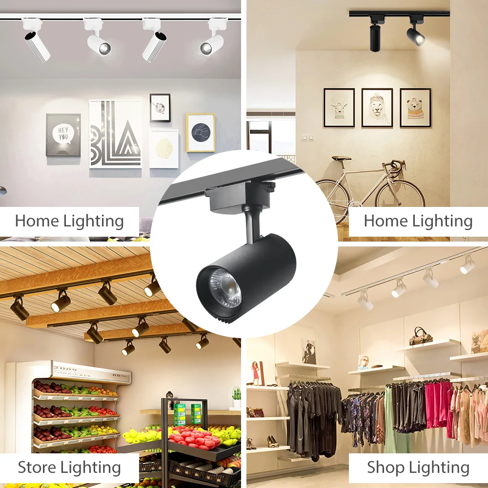 Led Track Light 10W 20W 30W 40W COB Rail Lamp Clothing Shop Windows Showrooms Lighting 200-240V Modern Track Lights Spotlights
Led Track Light 10W 20W 30W 40W COB Rail Lamp Clothing Shop Windows Showrooms Lighting 200-240V Modern Track Lights Spotlights