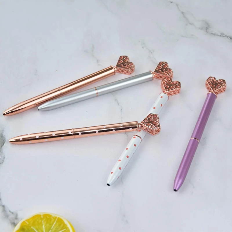 5Pcs Big Crystal Diamond Pen,Heart Shaped Pen,Bling Metal Ballpoint Pen School and Office Supplies,Rose Gold/Silver/White/Purp
5Pcs Big Crystal Diamond Pen,Heart Shaped Pen,Bling Metal Ballpoint Pen School and Office Supplies,Rose Gold/Silver/White/Purp