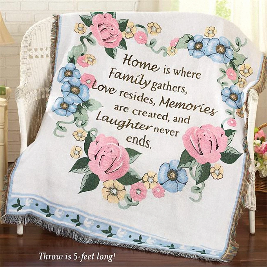 Ковер из чистого хлопка Love family, тонкое одеяло, пасторальное одеяло, покрывало для кровати в гостиной, искусственный ковер, скатерть
Ковер из чистого хлопка Love family, тонкое одеяло, пасторальное одеяло, покрывало для кровати в гостиной, искусственный ковер, скатерть