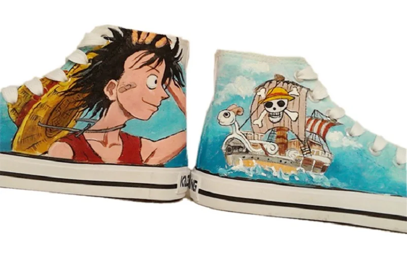 High-Q Unisex Anime Cos ONE PIECE Monkey D Luffy Casual Student Canvas shoe plimsolls canvas shoes rope soled shoes
High-Q Unisex Anime Cos ONE PIECE Monkey D Luffy Casual Student Canvas shoe plimsolls canvas shoes rope soled shoes