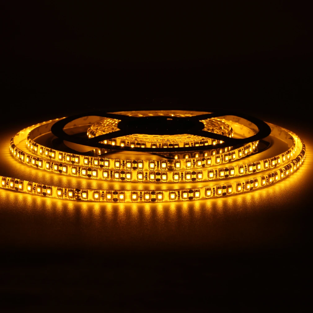 Icoco 5 м автомобиля желтый 3528 smd светодиодный Водонепроницаемый Гибкая 12 В 600