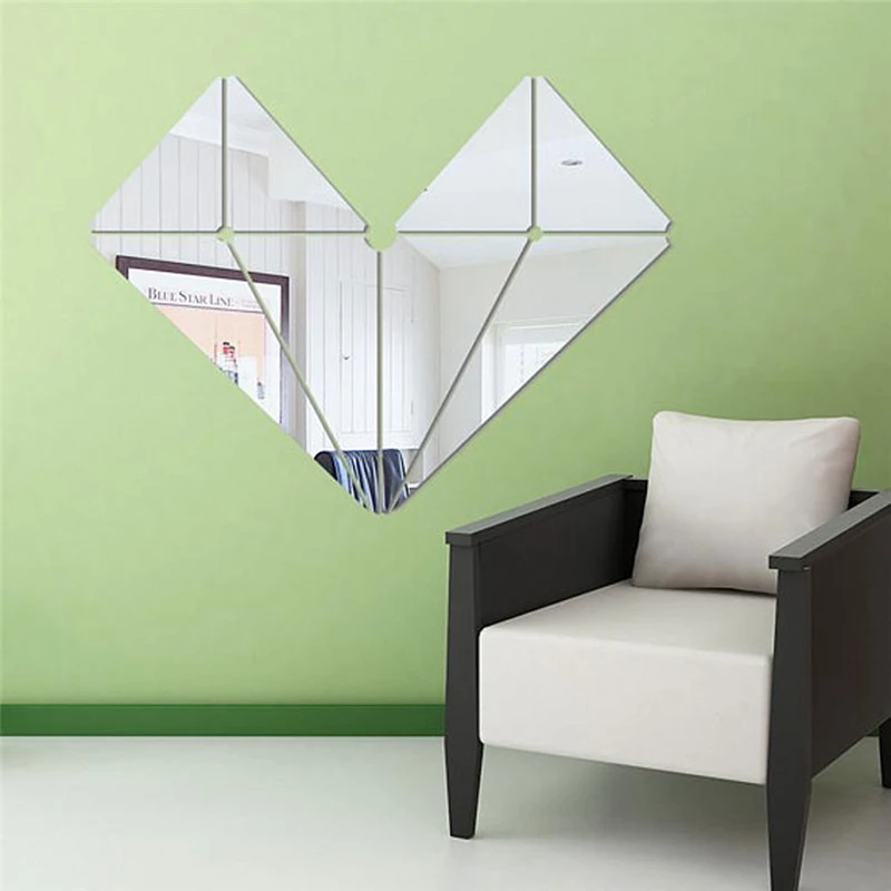 Geometric Love Heart Acrylic Mirror Wall Sticker For Kids Room Bedroom Wall Art Decals Stickers Mural Self-adhesive Dropshipping
Geometric Love Heart Acrylic Mirror Wall Sticker For Kids Room Bedroom Wall Art Decals Stickers Mural Self-adhesive Dropshipping