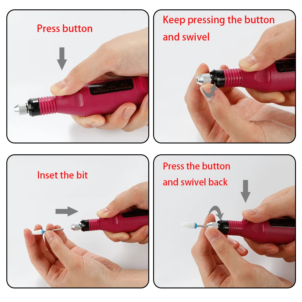 Electric Apparatus for Manicure Nail Drill Machine Milling Drill Bits Set Nail Art Sanding File Gel Remover Pedicure Mill Cutter
Electric Apparatus for Manicure Nail Drill Machine Milling Drill Bits Set Nail Art Sanding File Gel Remover Pedicure Mill Cutter