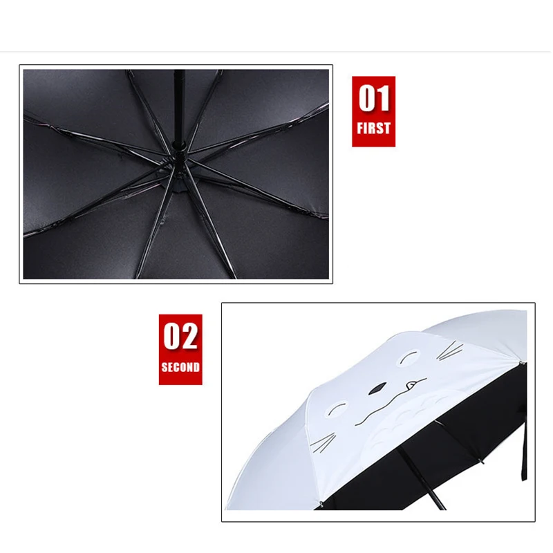 YADA Dropshipping Cartoon Cute Custom Folding Umbrella Rain Women uv Black Coating Umbrella Womens Friendship Umbrellas YS078
YADA Dropshipping Cartoon Cute Custom Folding Umbrella Rain Women uv Black Coating Umbrella Womens Friendship Umbrellas YS078