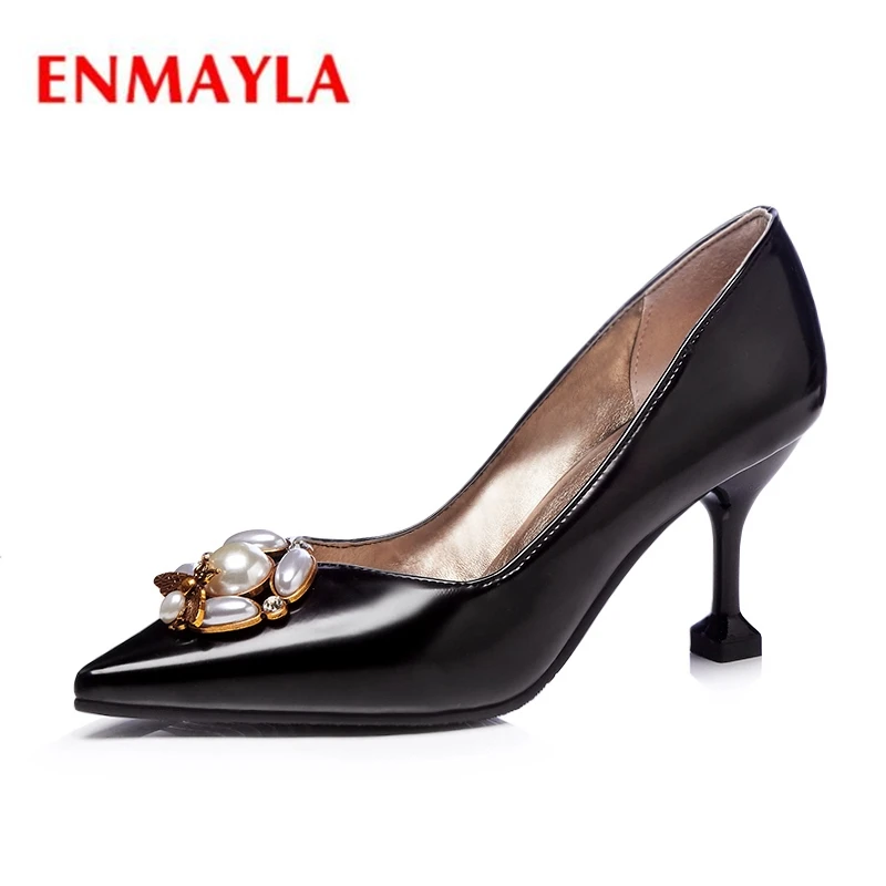 ENMAYLA New arrival lady pointed toe slip-on thin heel pumps women fashion high heel pumps ZYL497
ENMAYLA New arrival lady pointed toe slip-on thin heel pumps women fashion high heel pumps ZYL497