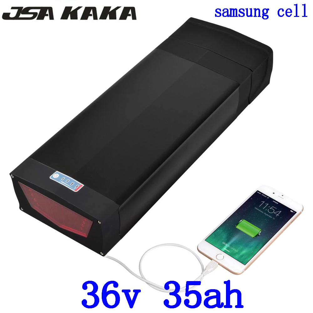 1000W 36V 35AH Electric Bike Battery 36V 35AH Lithium Battery 36V 35AH 30AH Ebike Battery use Samsung cell With 42V 3A Charger
1000W 36V 35AH Electric Bike Battery 36V 35AH Lithium Battery 36V 35AH 30AH Ebike Battery use Samsung cell With 42V 3A Charger