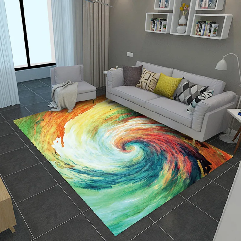 Modern style Painted carpets For Living room coffee table Area Rectangle carpet Simple bedroom Home decor Anti-slip floor Mats
Modern style Painted carpets For Living room coffee table Area Rectangle carpet Simple bedroom Home decor Anti-slip floor Mats