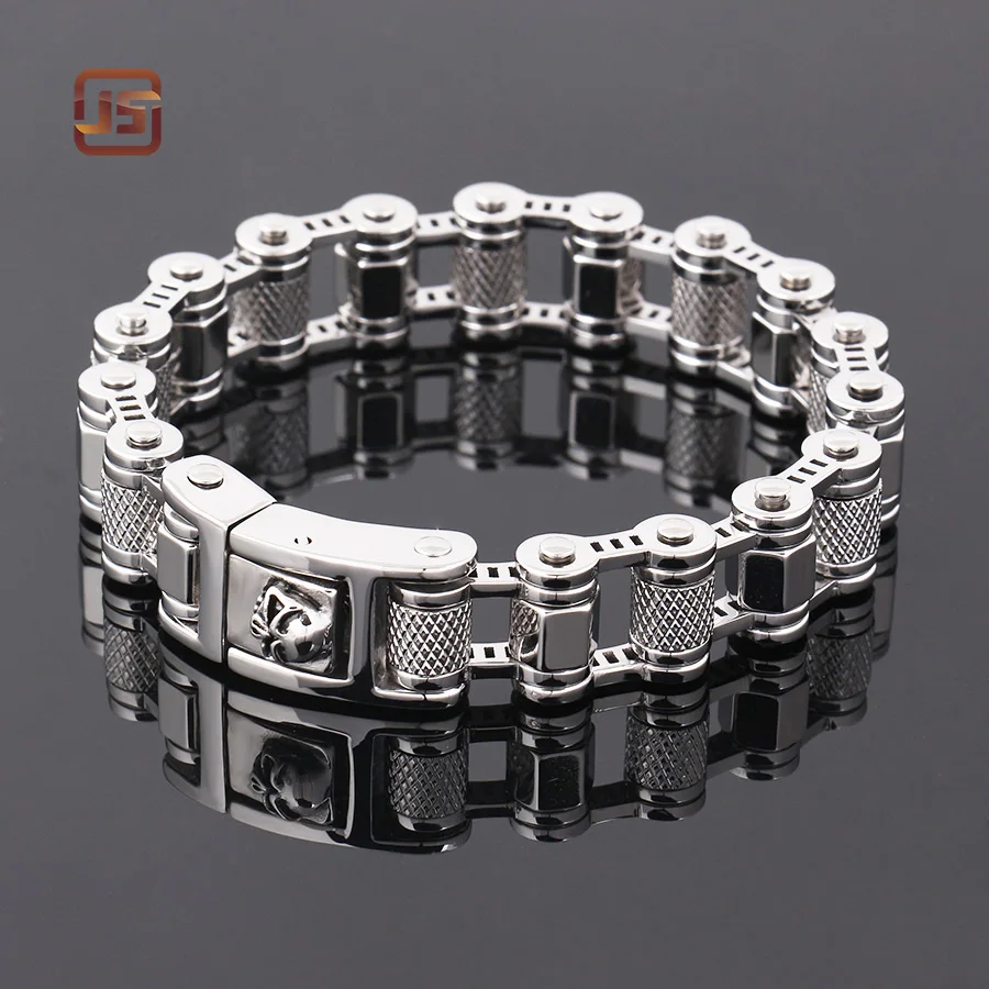 17mm new motorcycle bracelet 316L Stainless Steel Biker Motorcycle Bracelet Mens Boys Jewelry 2017 New stainless steel bracelet
17mm new motorcycle bracelet 316L Stainless Steel Biker Motorcycle Bracelet Mens Boys Jewelry 2017 New stainless steel bracelet