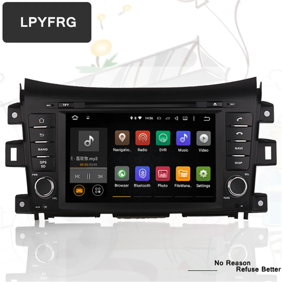 Восьмиядерный android 10 0 автомобильный dvd плеер для Nissan Navara NP300 2014 2019 Автомобильный gps